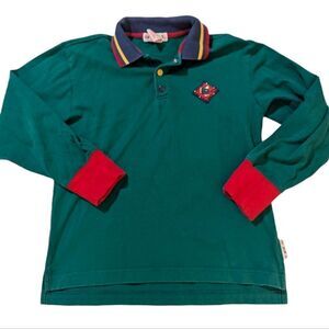 Gymboree rainbow tag boys vintage primary color polo top